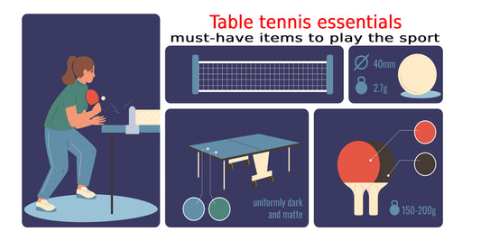 Table tennis essentials: must-have items to play the sport
