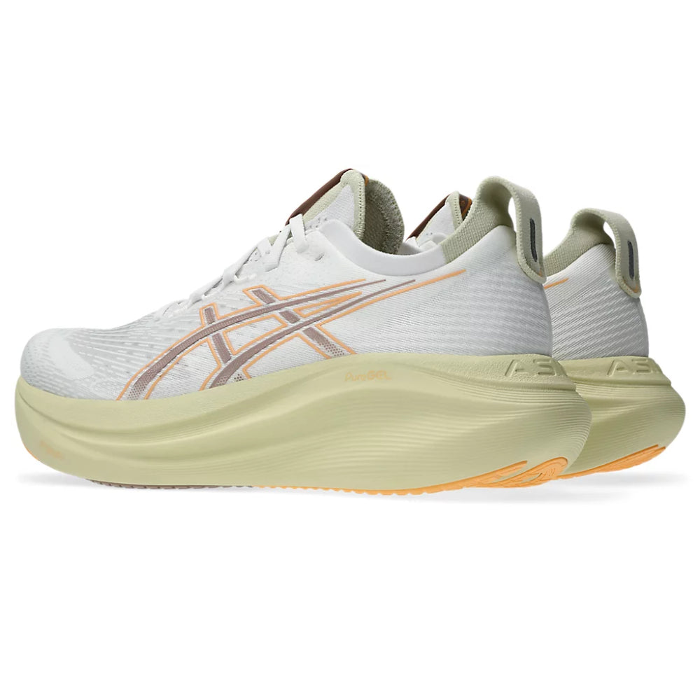 Asics Men's Gel-Nimbus 27 (White/Fawn)