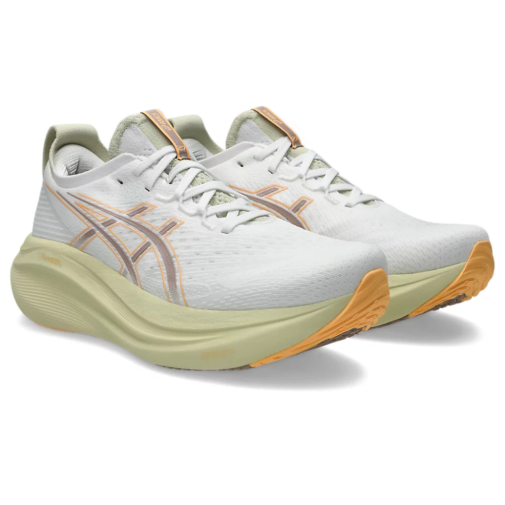 Asics Men's Gel-Nimbus 27 (White/Fawn)