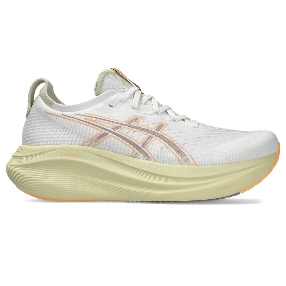Asics Men's Gel-Nimbus 27 (White/Fawn)
