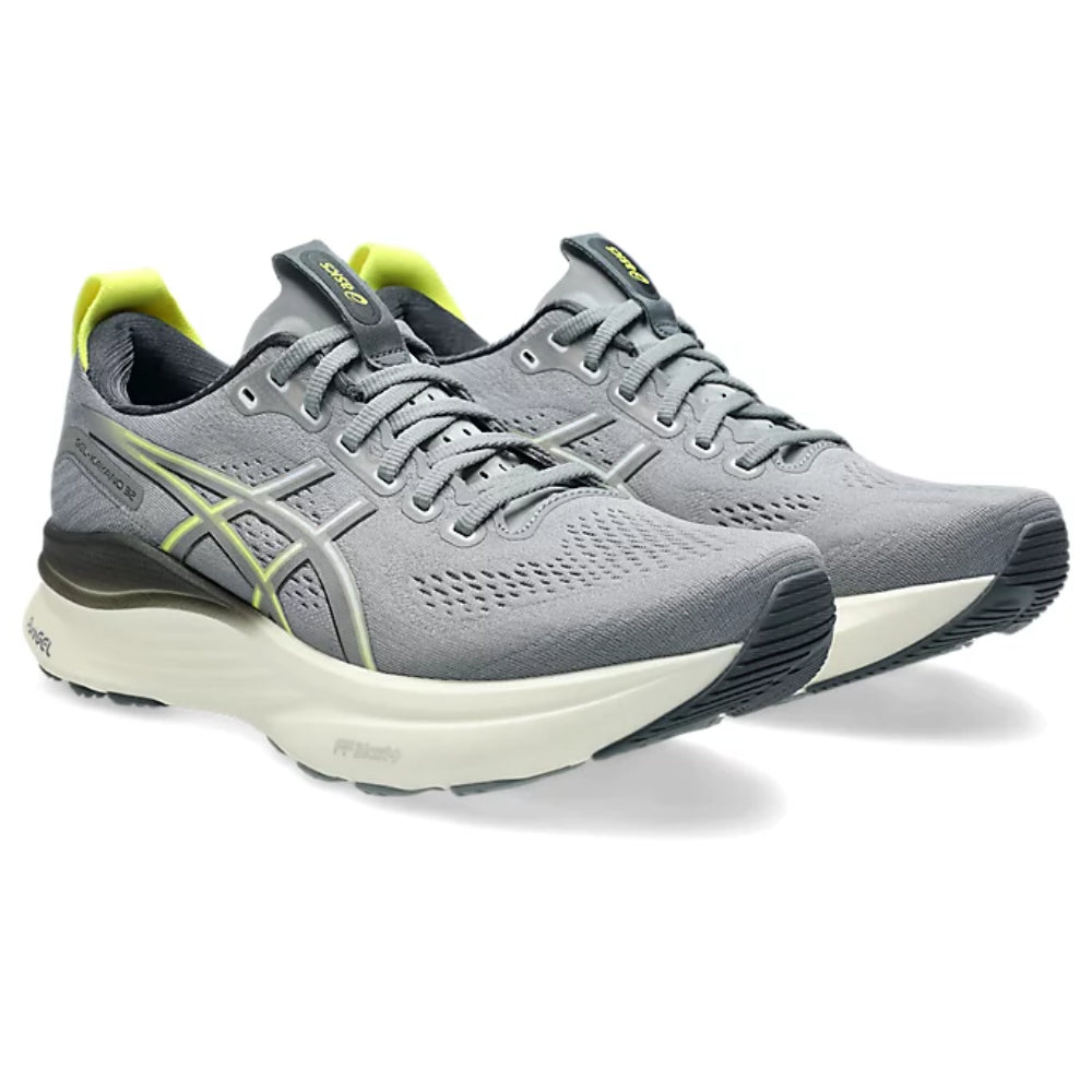 ASICS Men's Gel-Kayano 32 Running Shoe (Gravel/Citron)