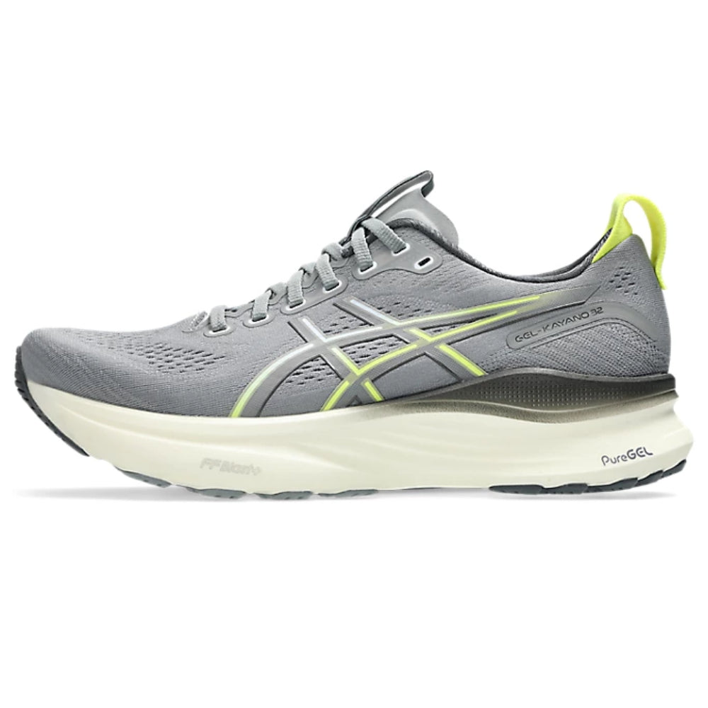 ASICS Men's Gel-Kayano 32 Running Shoe (Gravel/Citron)