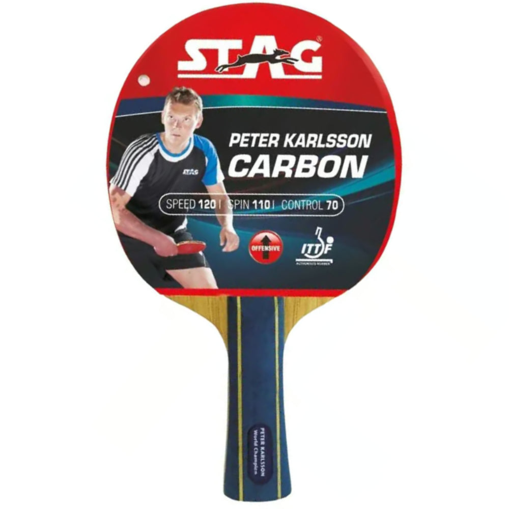 Best STAG Peter Karlson Carbon Table Tennis Bat With Case