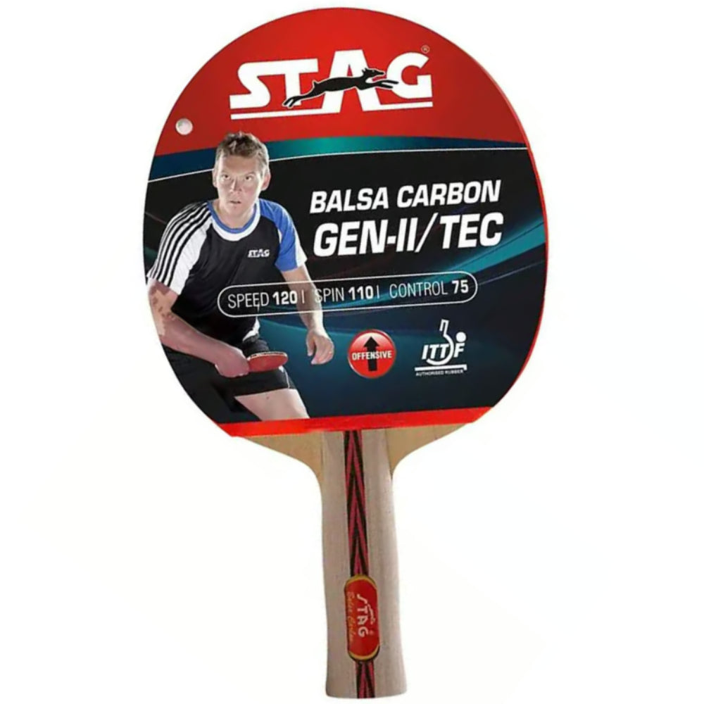 Best STAG Balsa Carbon Gen 2 Table Tennis Bat With Deluxe Case