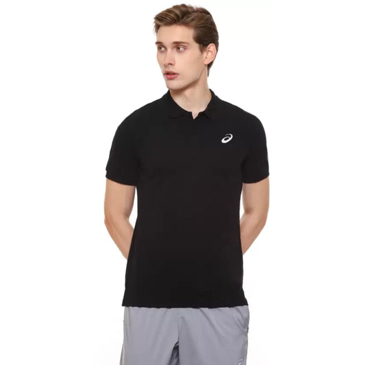 asics latest men ribbed Black Top
