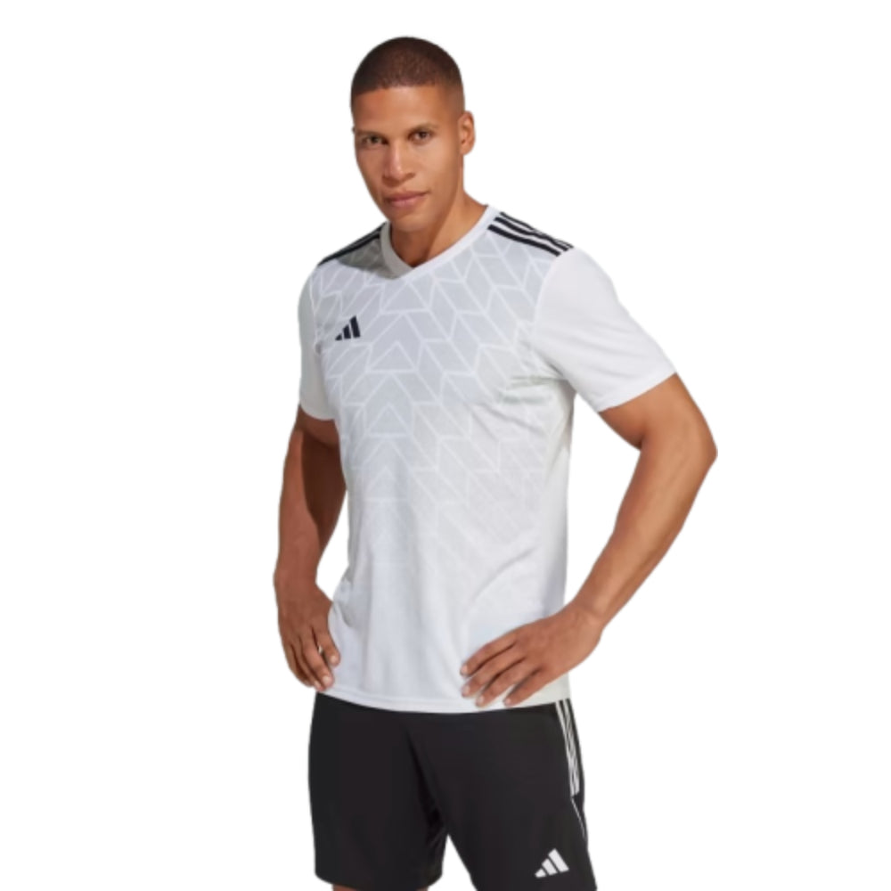 Comfortable Adidas Men Team Icon 23 White Jersey