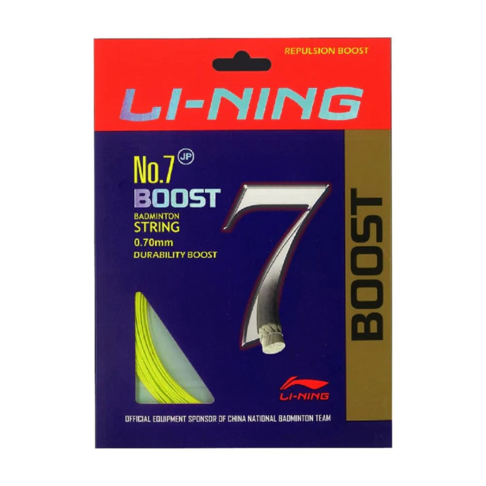 Latest Li-Ning No. 7 Boost Badminton Yellow String