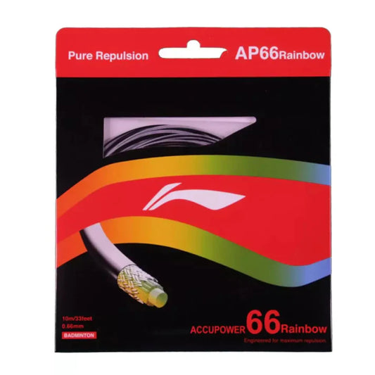 Latest Li-Ning AP66 Rainbow Black Badminton String