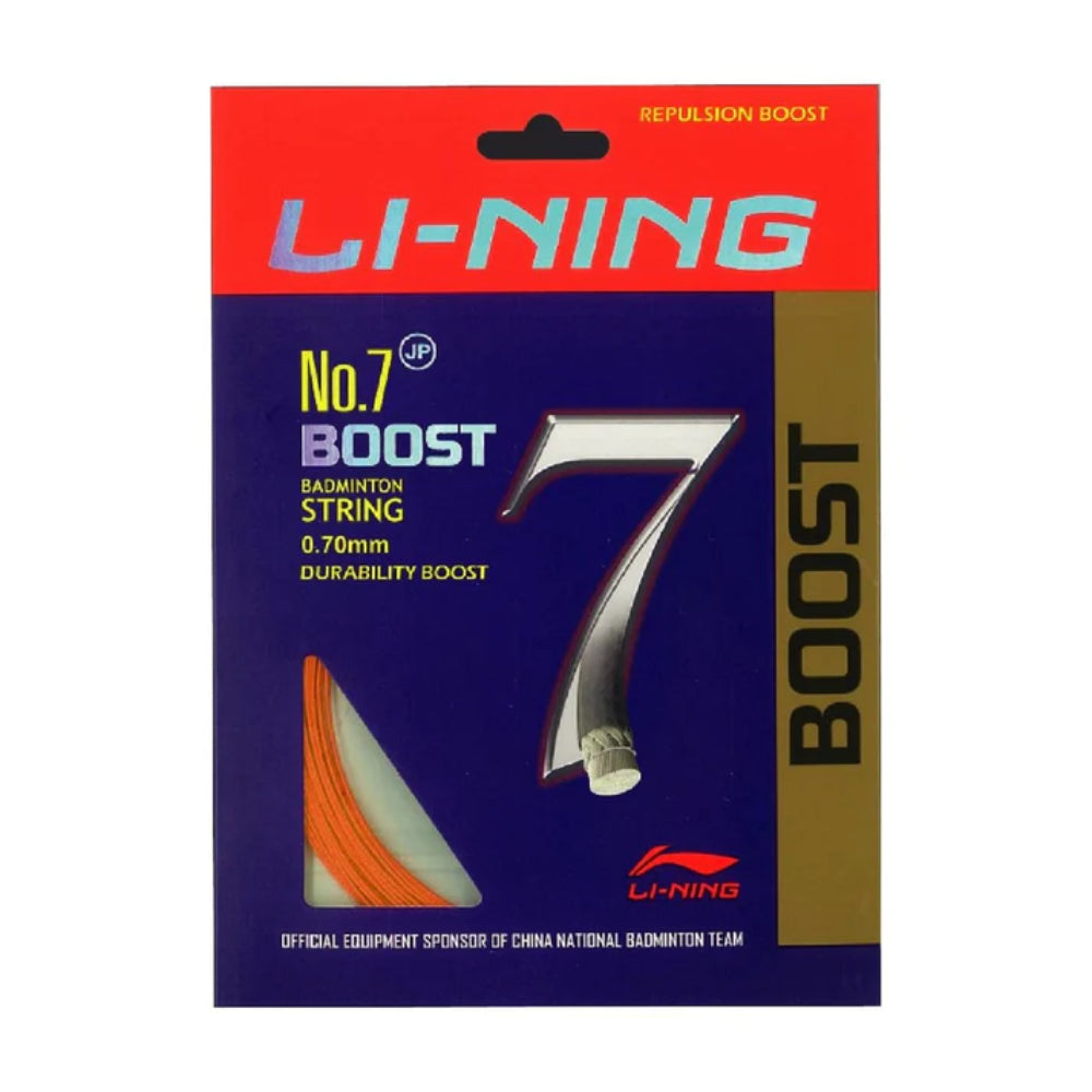 Best Li-Ning No. 7 Boost Badminton Orange String