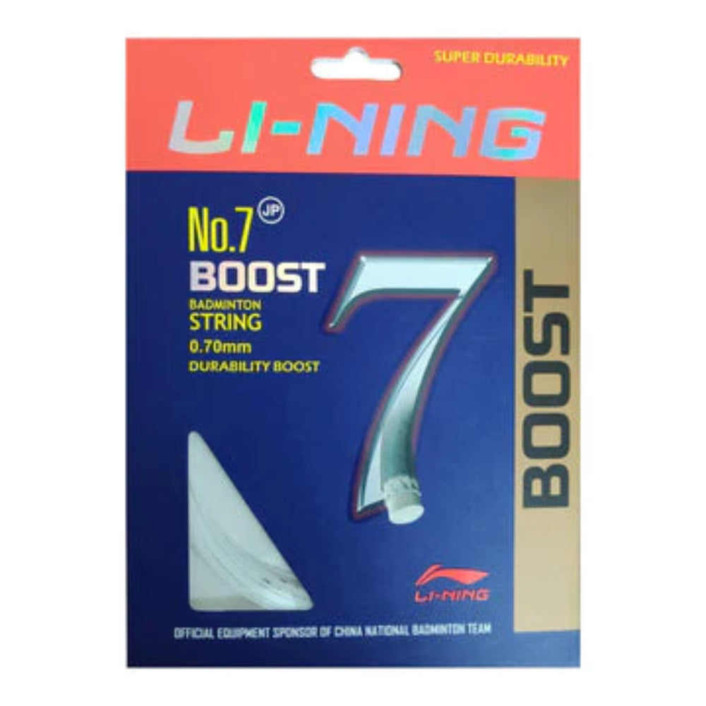 Latest Li-Ning No. 7 Boost Badminton White String
