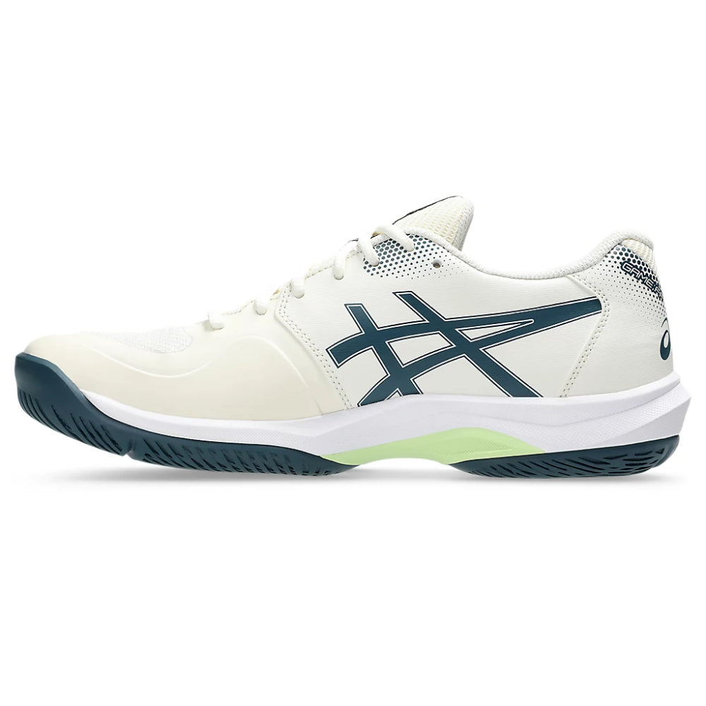 ASICS Men's Game FF Pickleball Multi court Shoe (Cream/Tranquil Teal)
