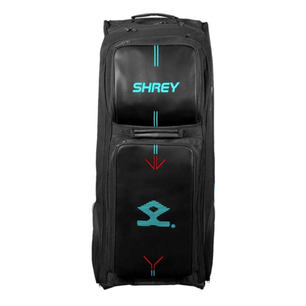 Best SHREY Meta 150 Wheelie Duffle Black Cricket Kitbag