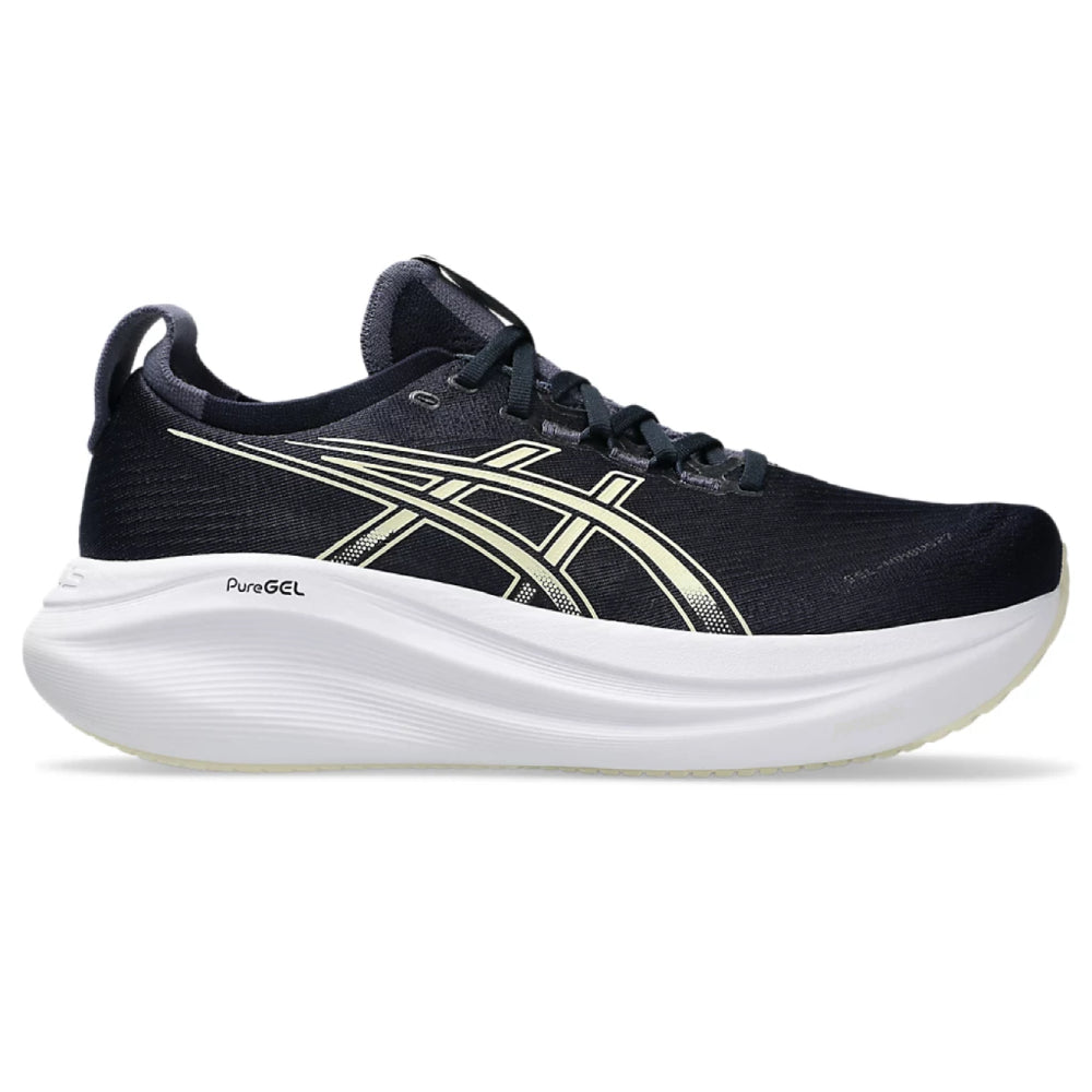 ASICS Men's Gel-Nimbus 27 Running Shoe (Midnight/Vanilla)