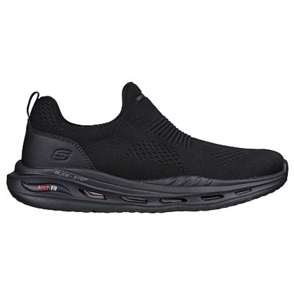 All black skechers outlet running shoes