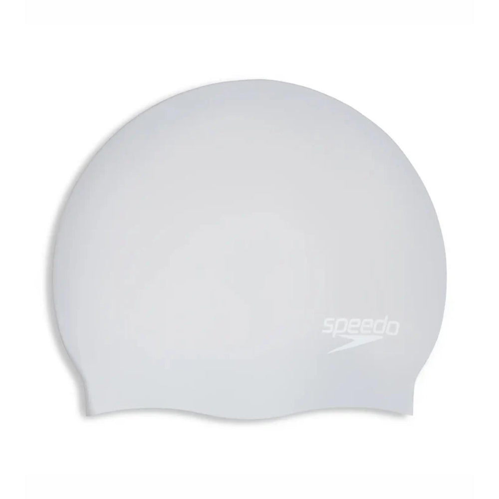 Speedo Adult's Long Hair Swimming Cap (White)
