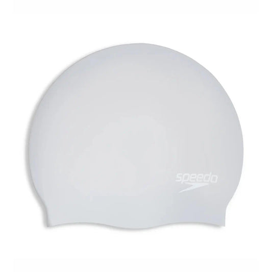 Speedo Adult's Long Hair Swimming Cap (White)