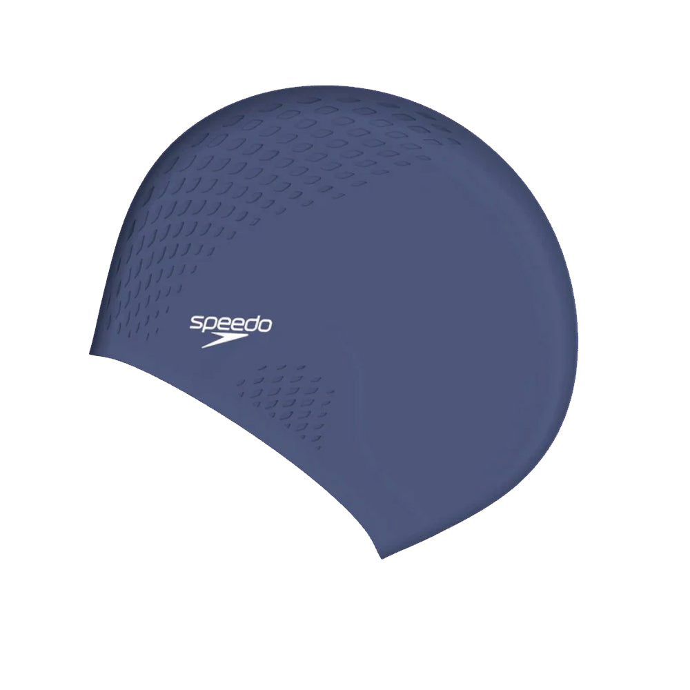 Speedo Adult's Bubble Active + Swimming Cap (Blue)