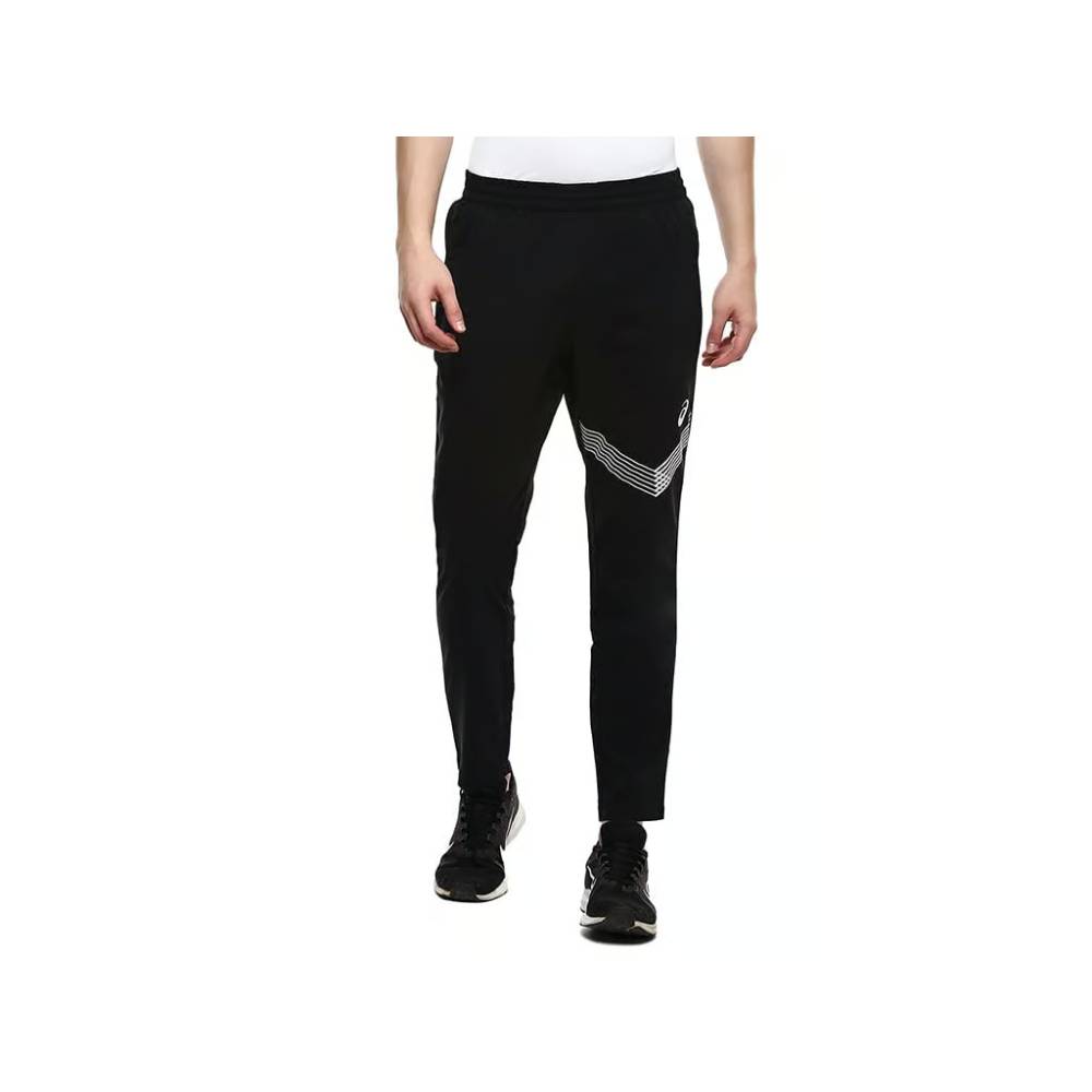 asics latest pattern woven Black pant