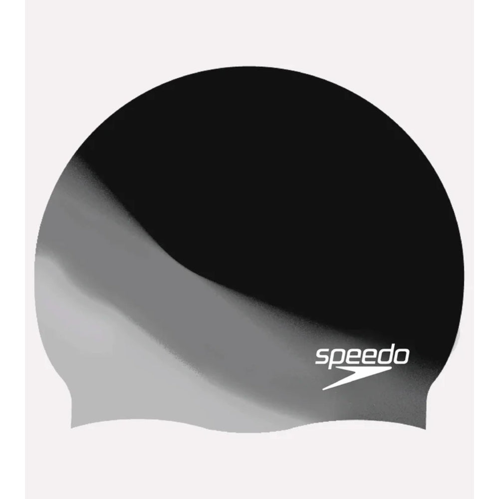 Speedo Adult's Swimming Cap (Black/Grey)