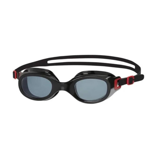 Speedo Adult's Futura Classic Swimming Goggle (Red/Smoke)