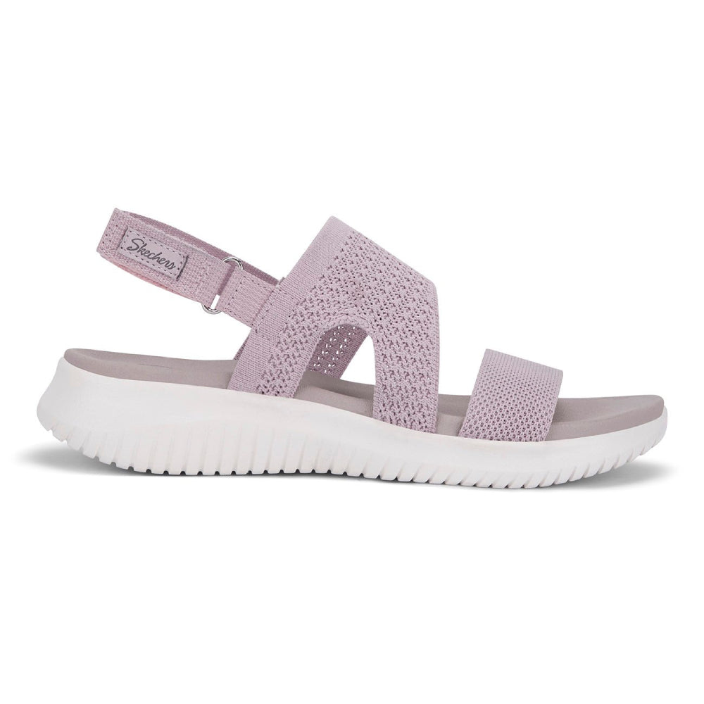 SKECHERS Women's Ultra Flex Sandal (Blush)