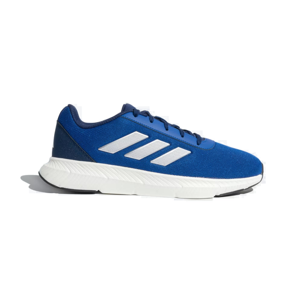 Adidas Men's Air-Yardfun Running Shoe (Silver/Dark Blue/White)