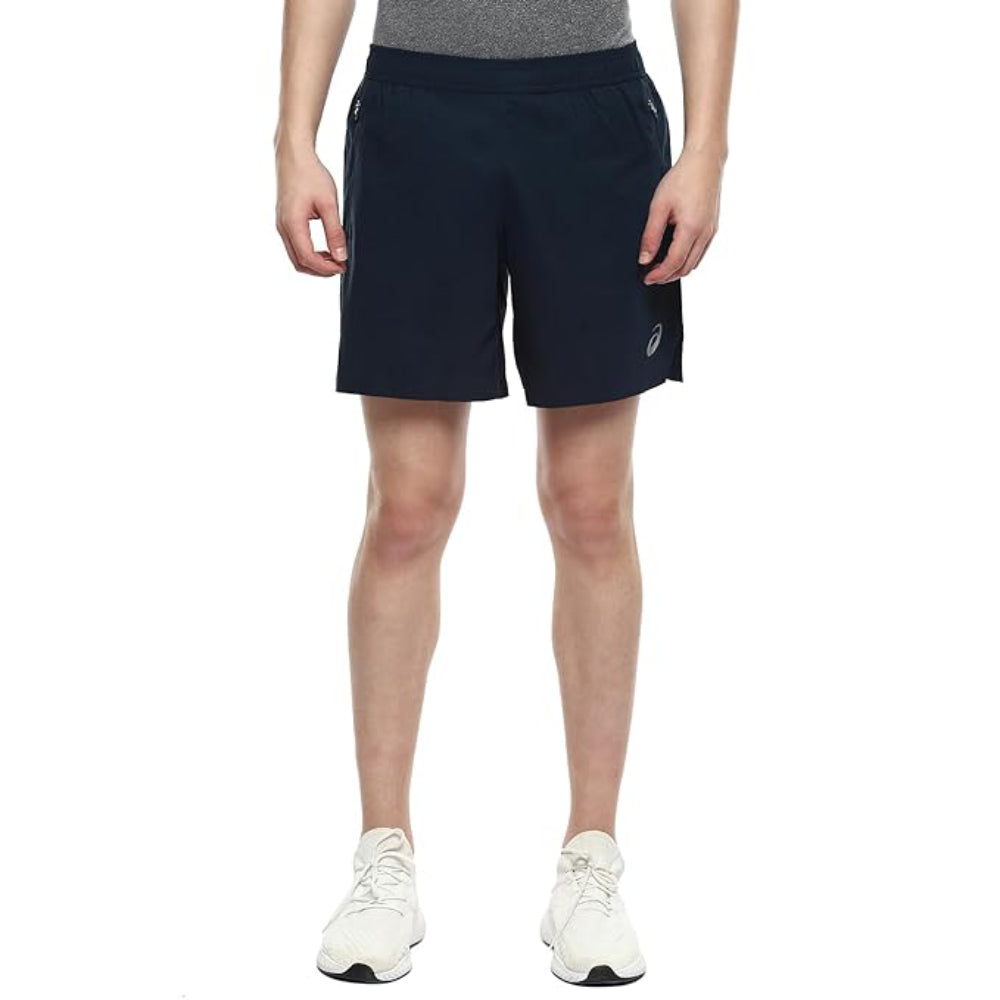 asics latest 7In with inner Blue short