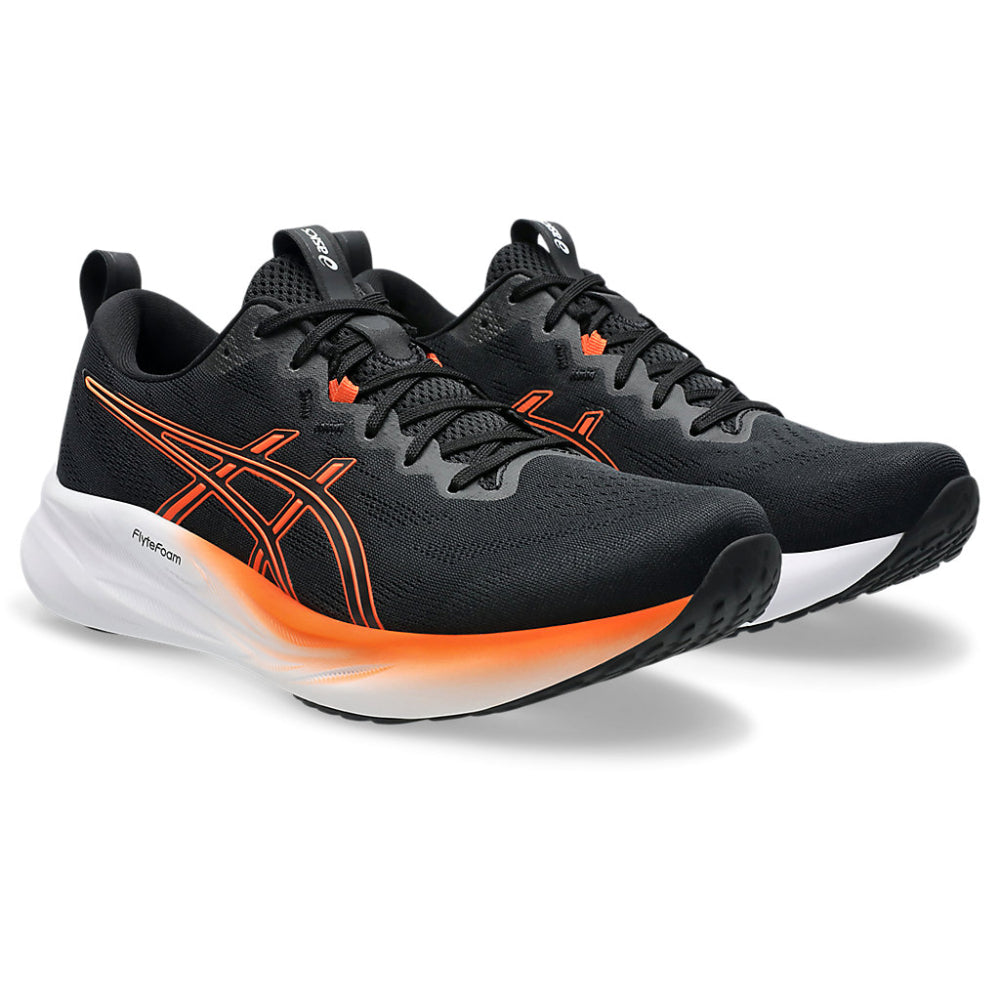 ASICS Men's Gel Pulse 16 Running Shoe (Black/Nova Orange)