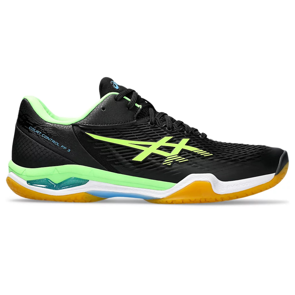 asics Court Control latest Black,Lime Burst Shoes