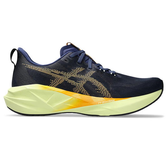 ASICS Men's Novablast 5 Running Shoe (Indigo Blue/Amber)