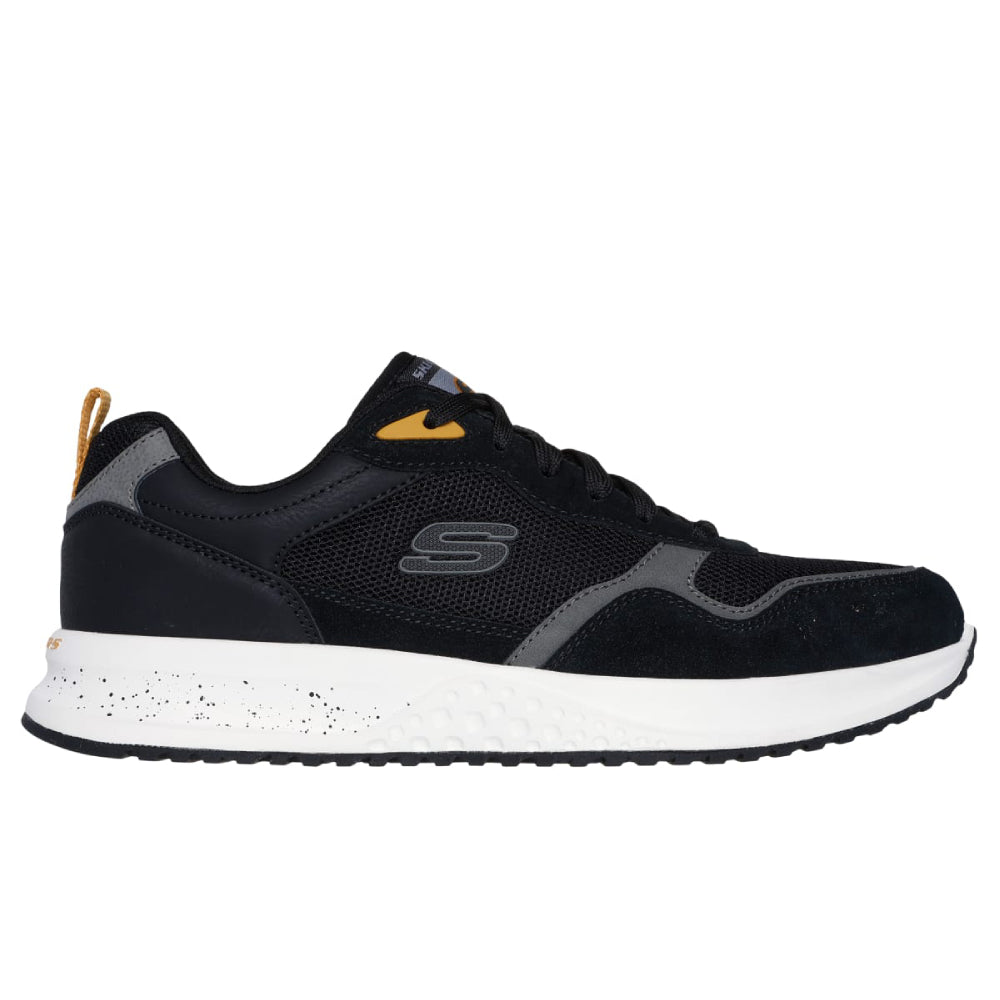 SKECHERS Men's Fletch Alford Walking Shoe (Black)