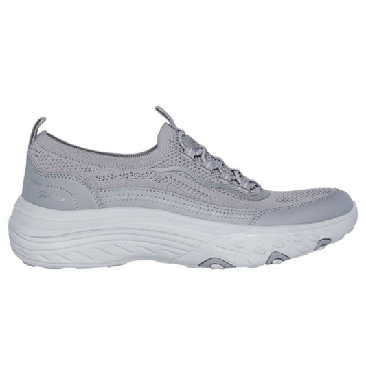SKECHERS Women's Relaxed Fit Breathe Easier - Suits Her Casual Shoe (Gray)