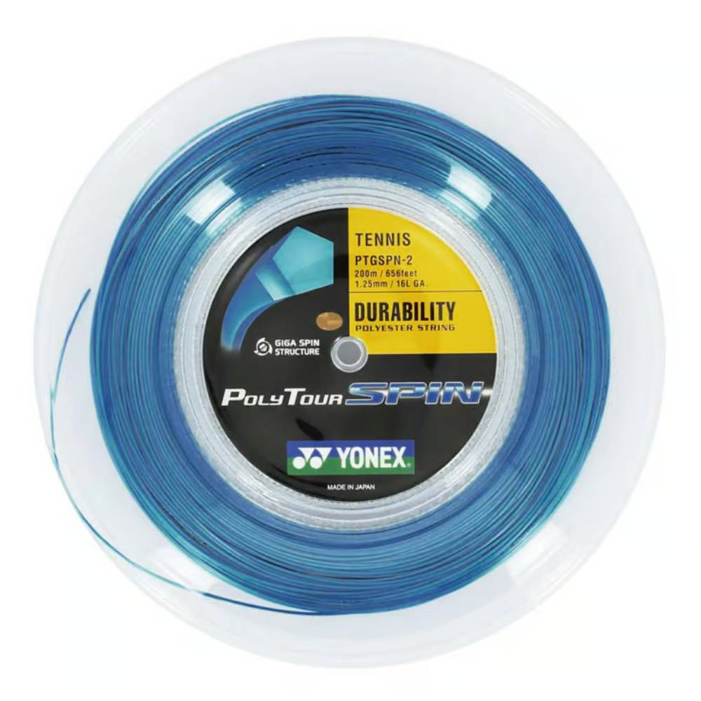 Top Grade YONEX Poly Tour Spin Tennis String Reel