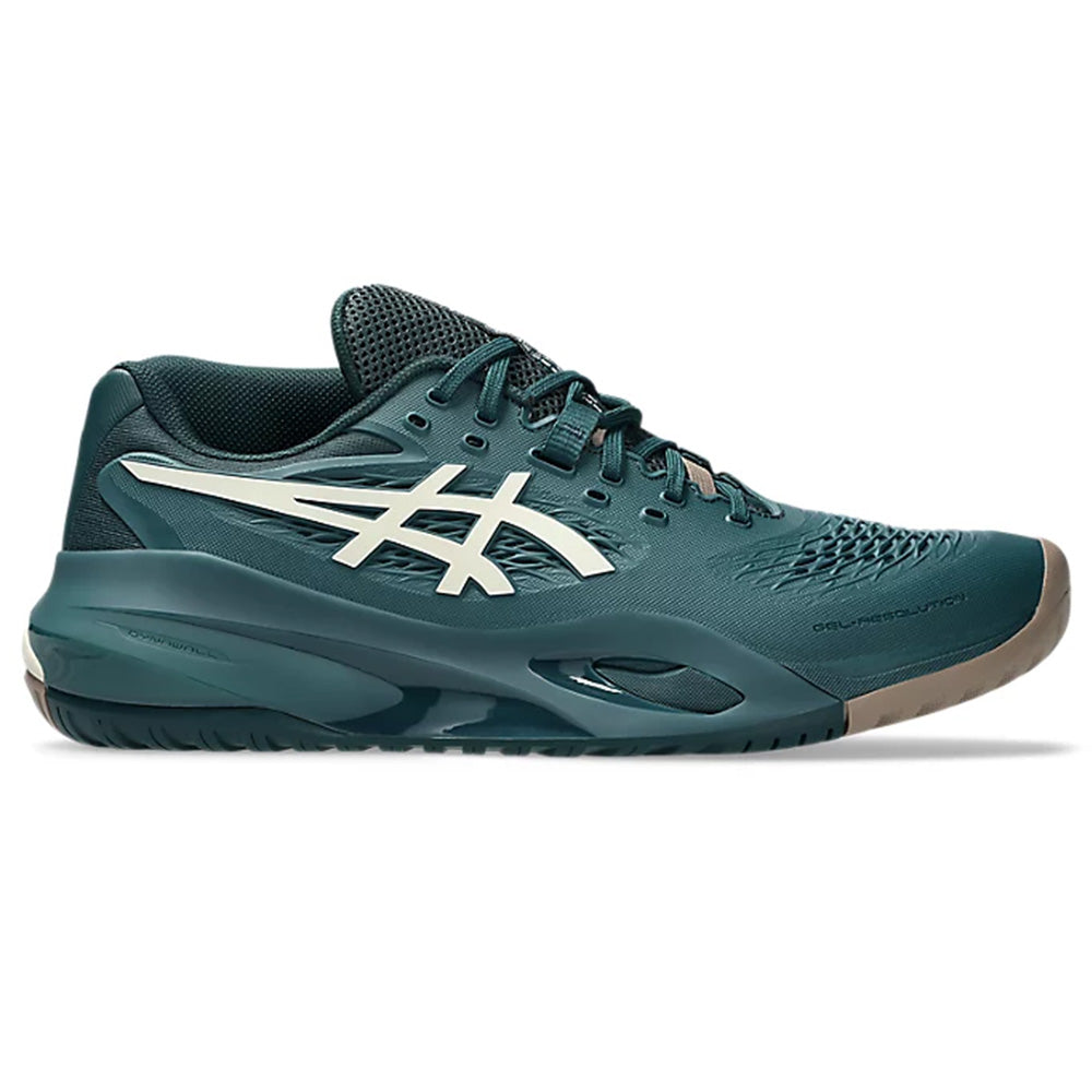ASICS Men's Gel-Resolution X Tennis Shoe (Saxon Green/Birch)