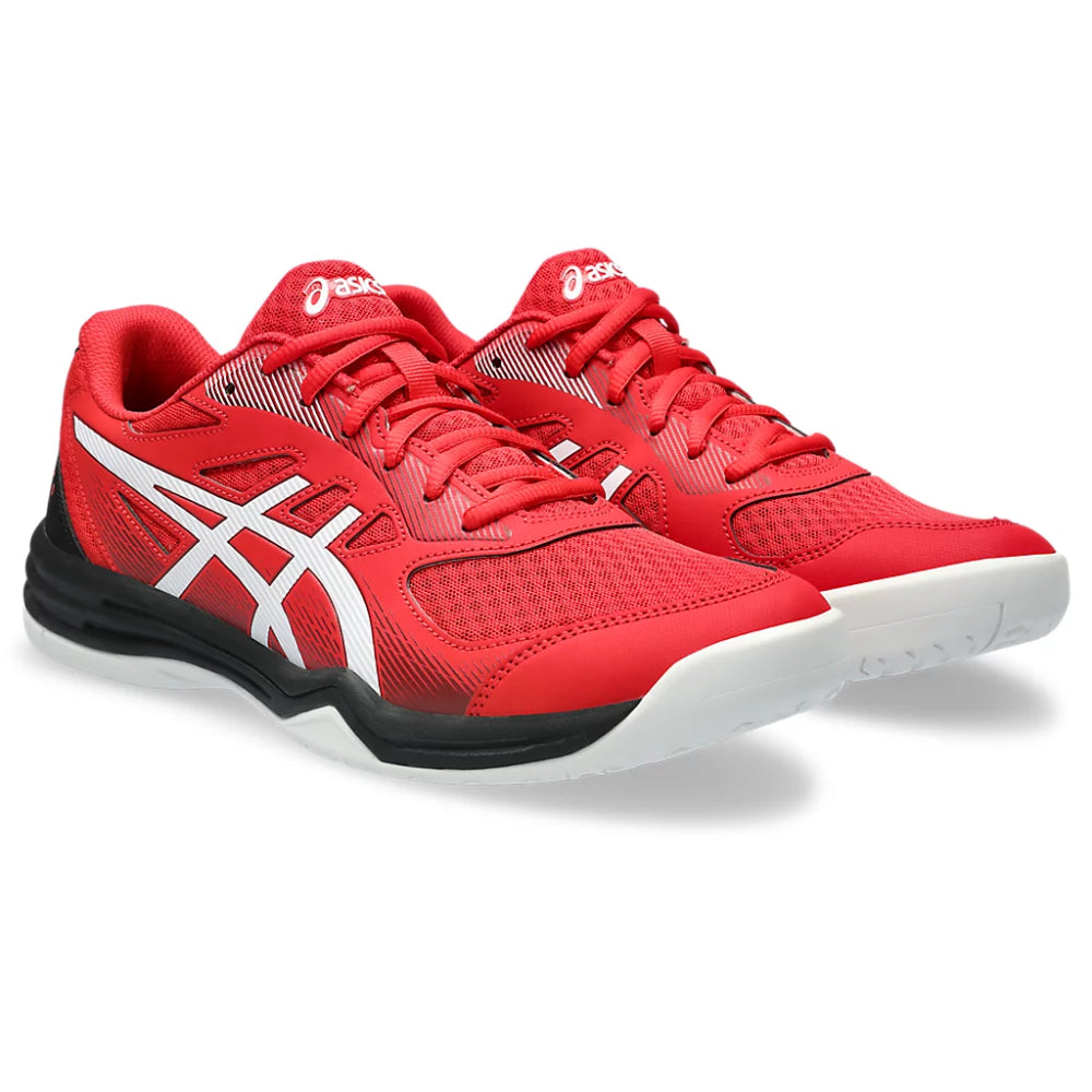 asics Upcourt 5 latest badminton Classic Red,Beet Juice Shoes