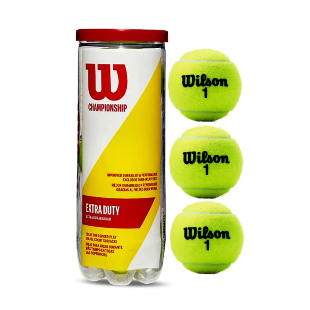 Top WILSON Championship Extra Duty Tennis Ball Dozen