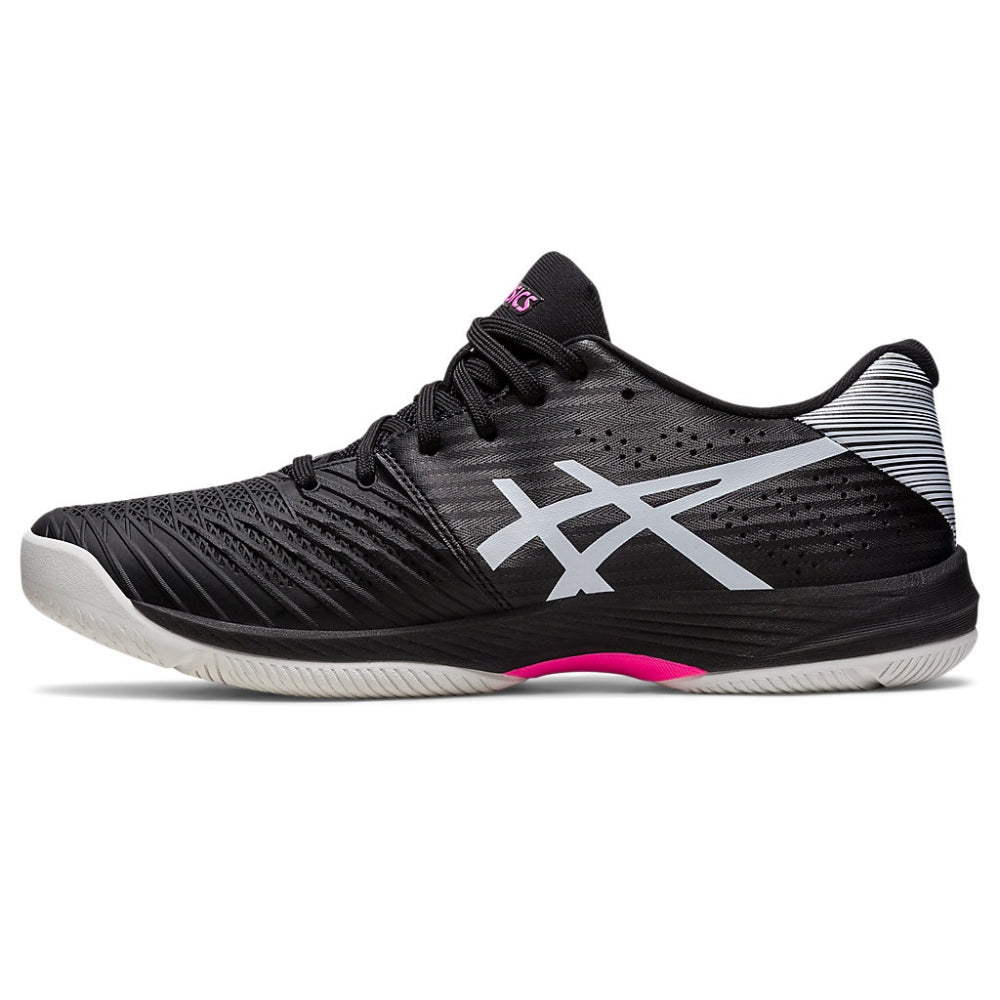 asics Solution Swift FF latest tennis Black,hot Pink Shoes