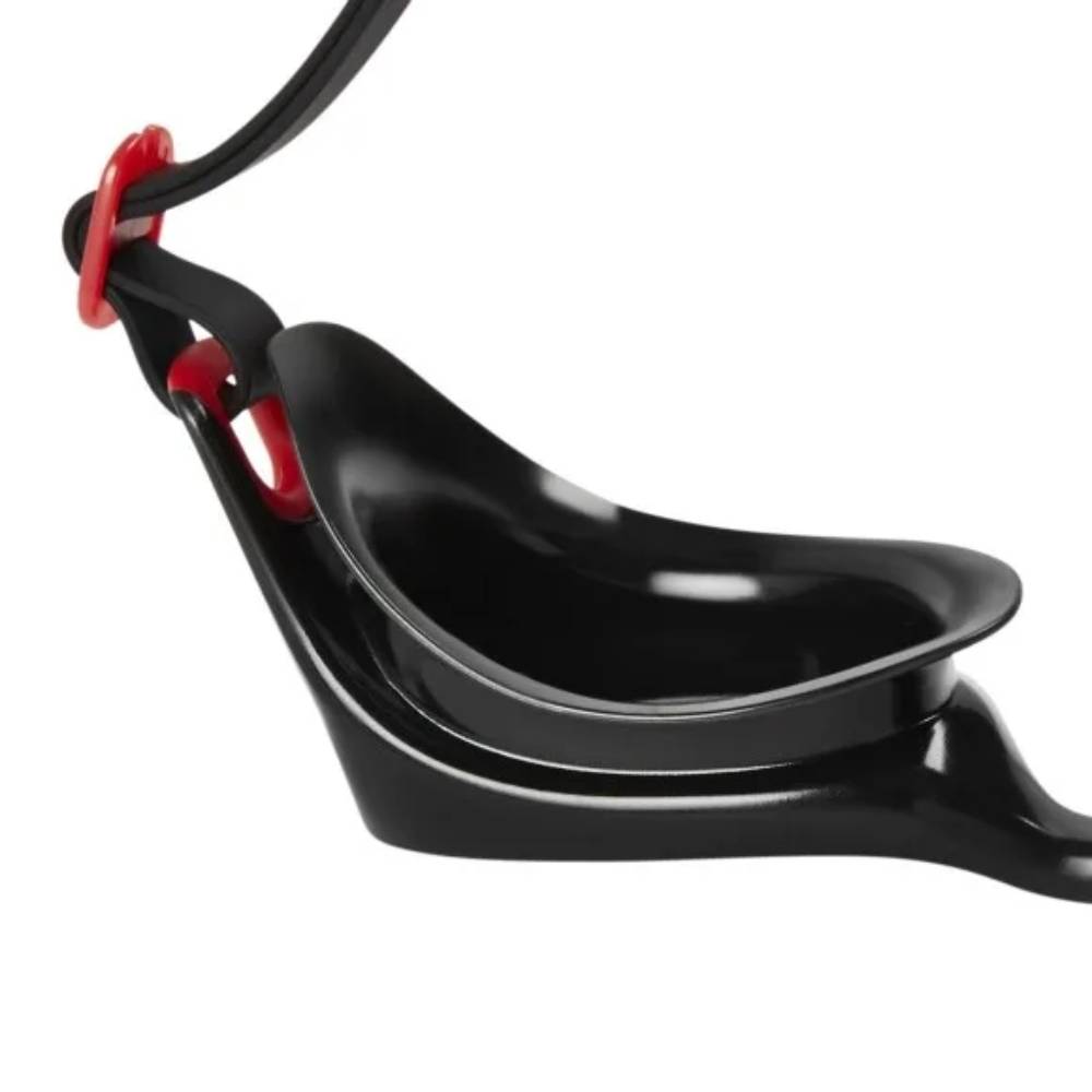 Speedo Adult's Futura Classic Swimming Goggle (Red/Smoke)