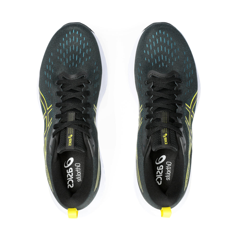 asics Gel Excite 10  best running Black,Bright Yellow Shoes
