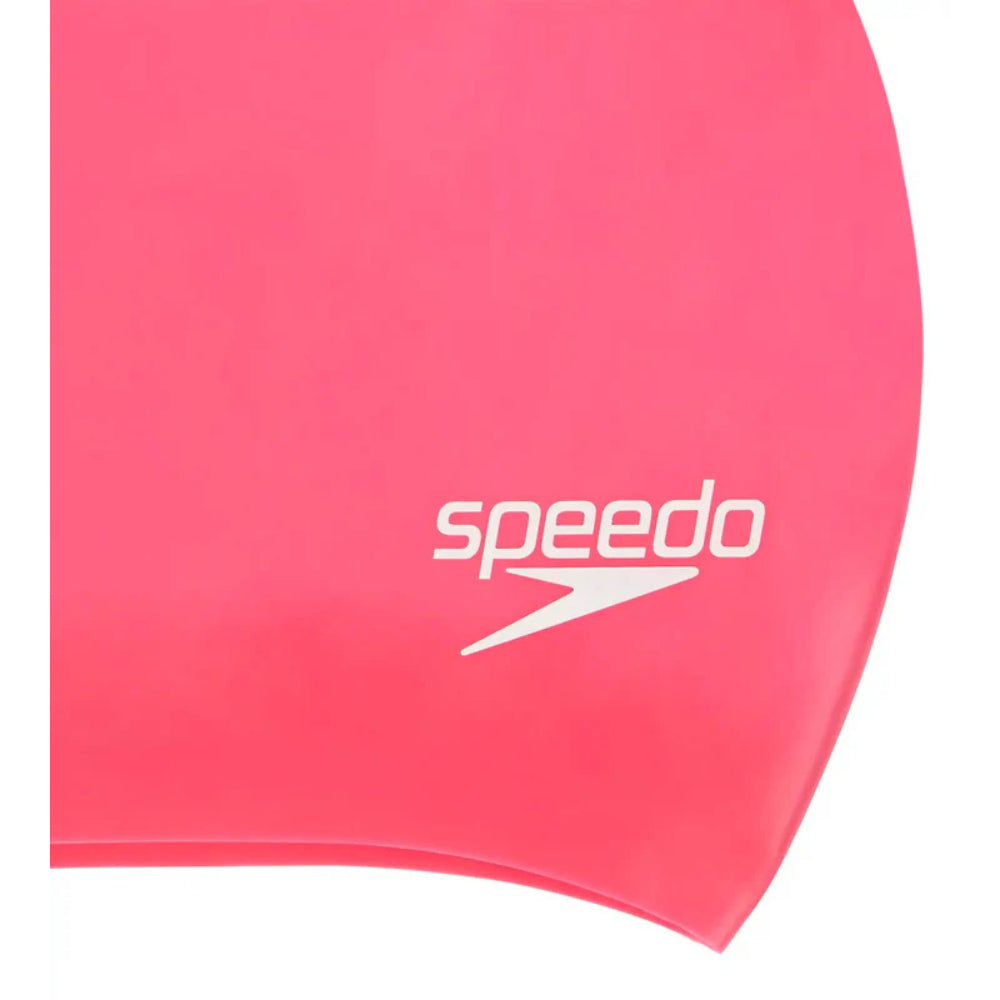 Speedo Adult's Long Hair Swimming Cap (Pink)