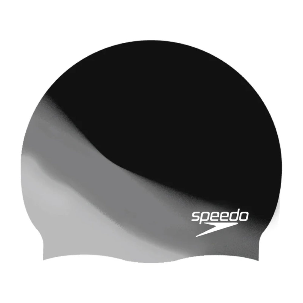 Speedo Adult's Swimming Cap (Black/Grey)