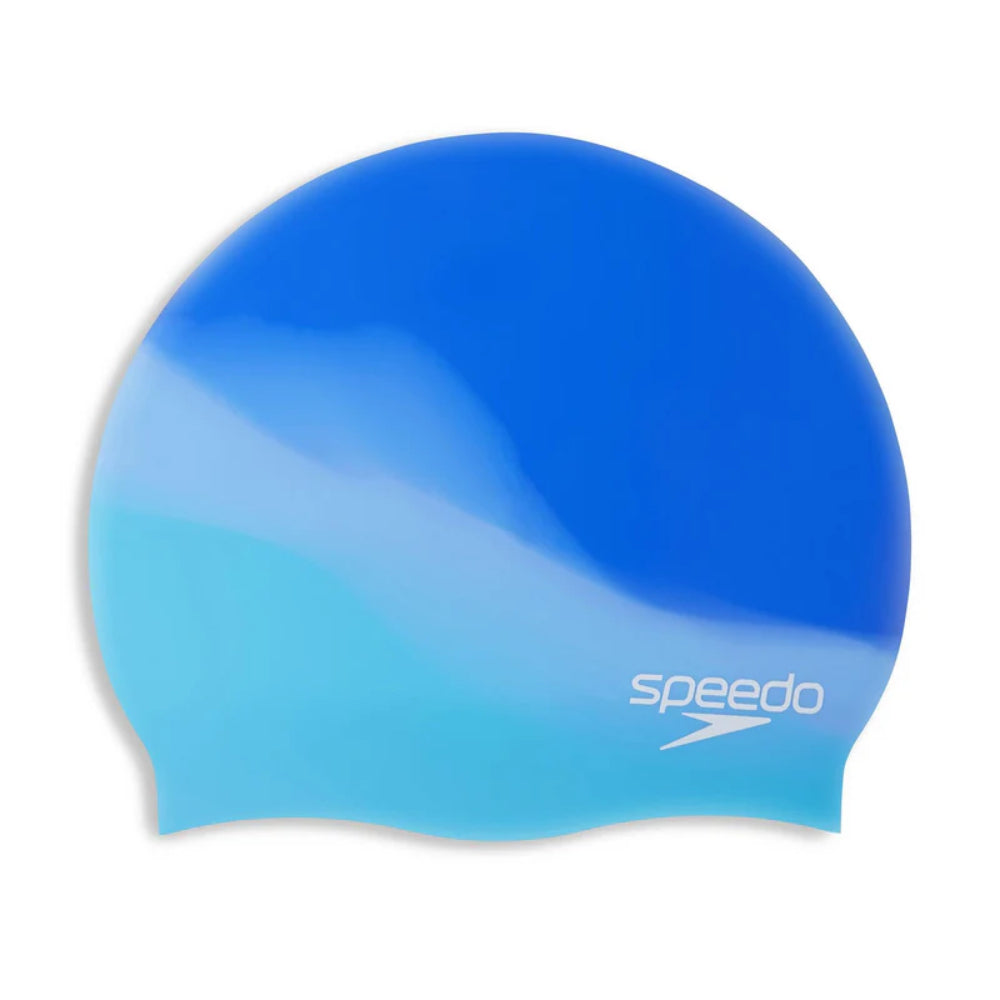 Speedo Adult's Swimming Cap (Blue/Grey)