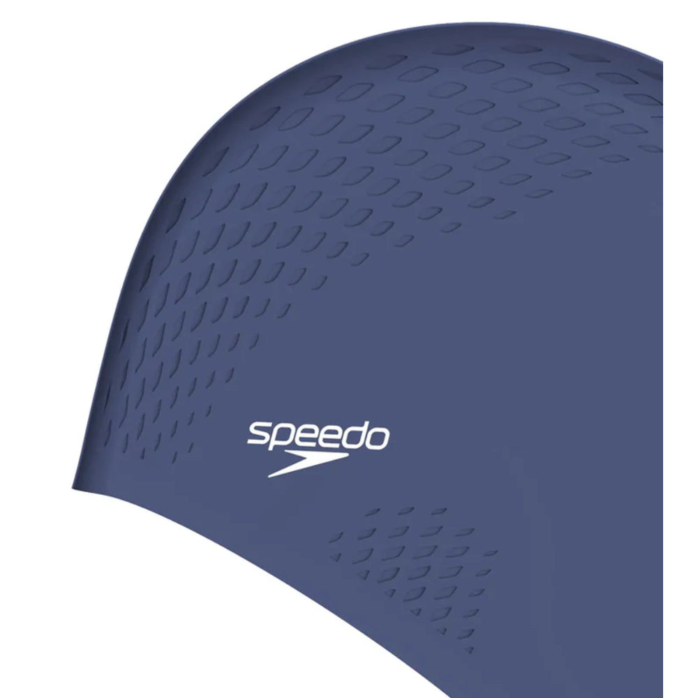 Speedo Adult's Bubble Active + Swimming Cap (Blue)