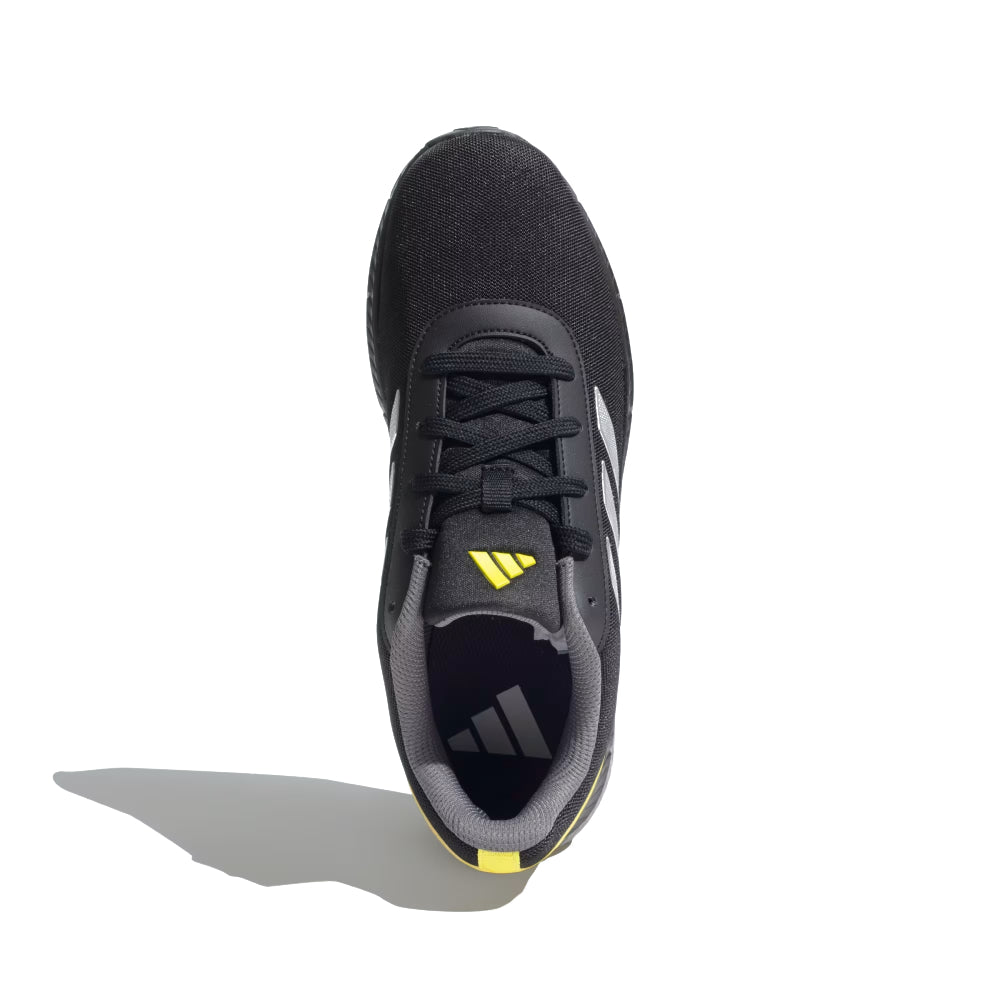 Adidas Men's Air-Yardfun Running Shoe (Black/Silver/Yellow)