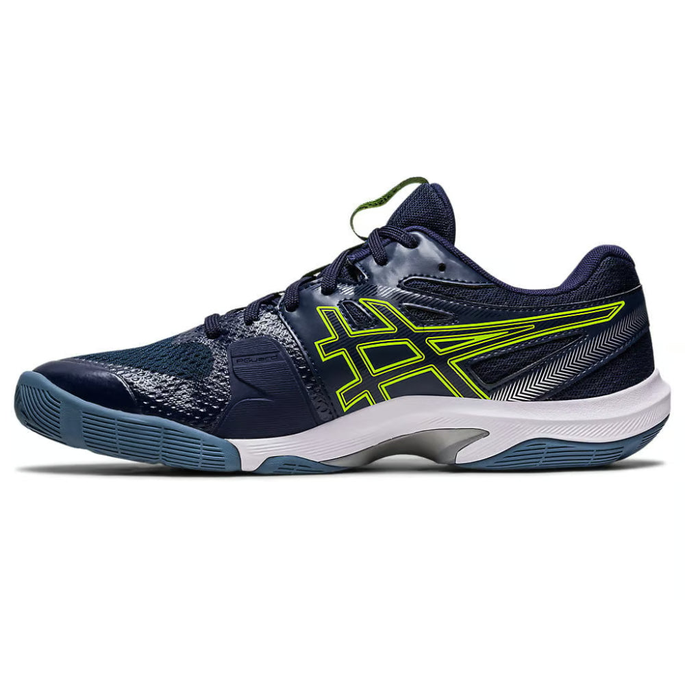 asics Gel-Blade 8 badminton Midnight,Hazard Green Shoes
