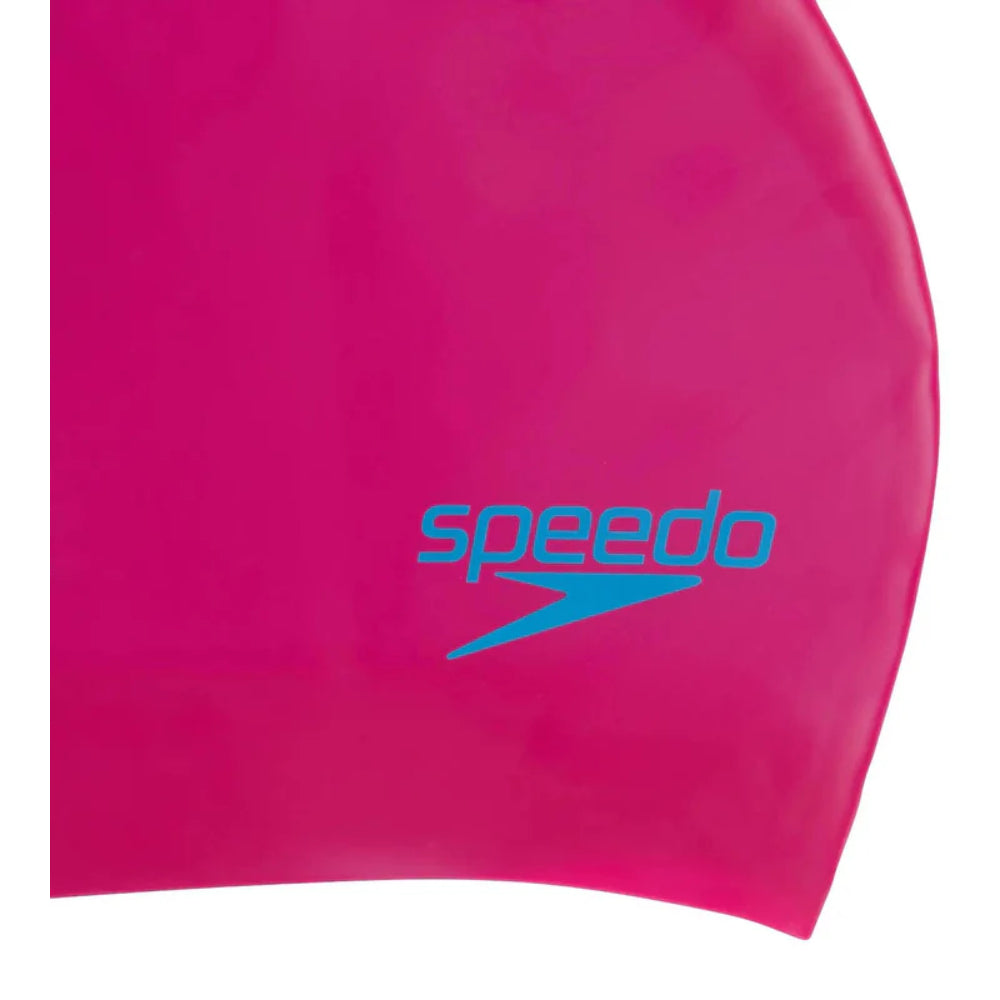 Speedo Junior's Long Hair Swimming Cap (Pink)