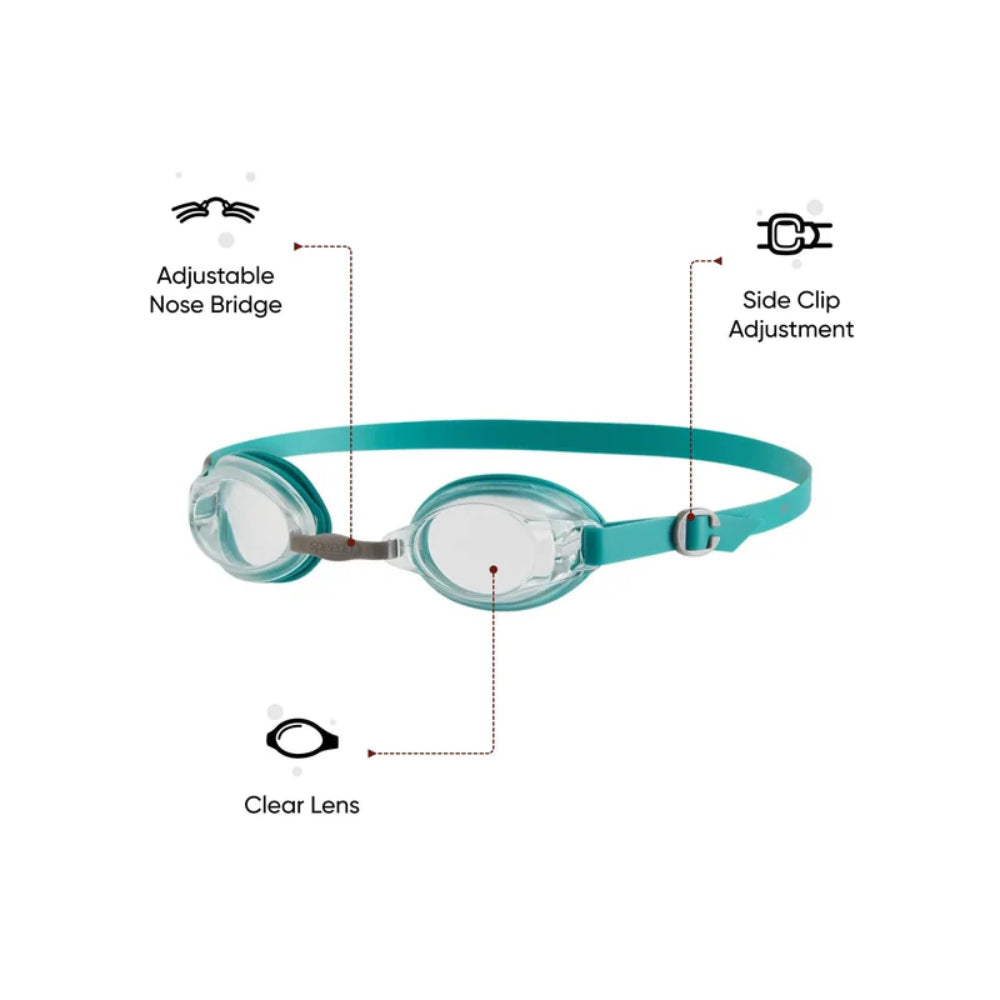 Speedo Adult's Jet V2 Swimming Goggle (Blue)