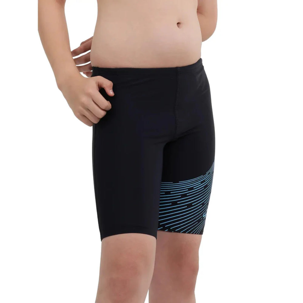 Speedo Boy's Medley Logo Swimming Jammer (True Navy/Pictor Blue)
