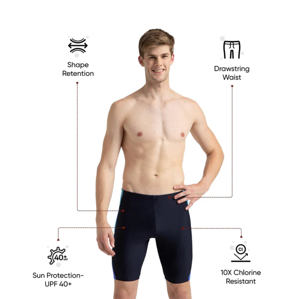 Speedo Men's Drive Jammer (Navy/Cobalt Pop)