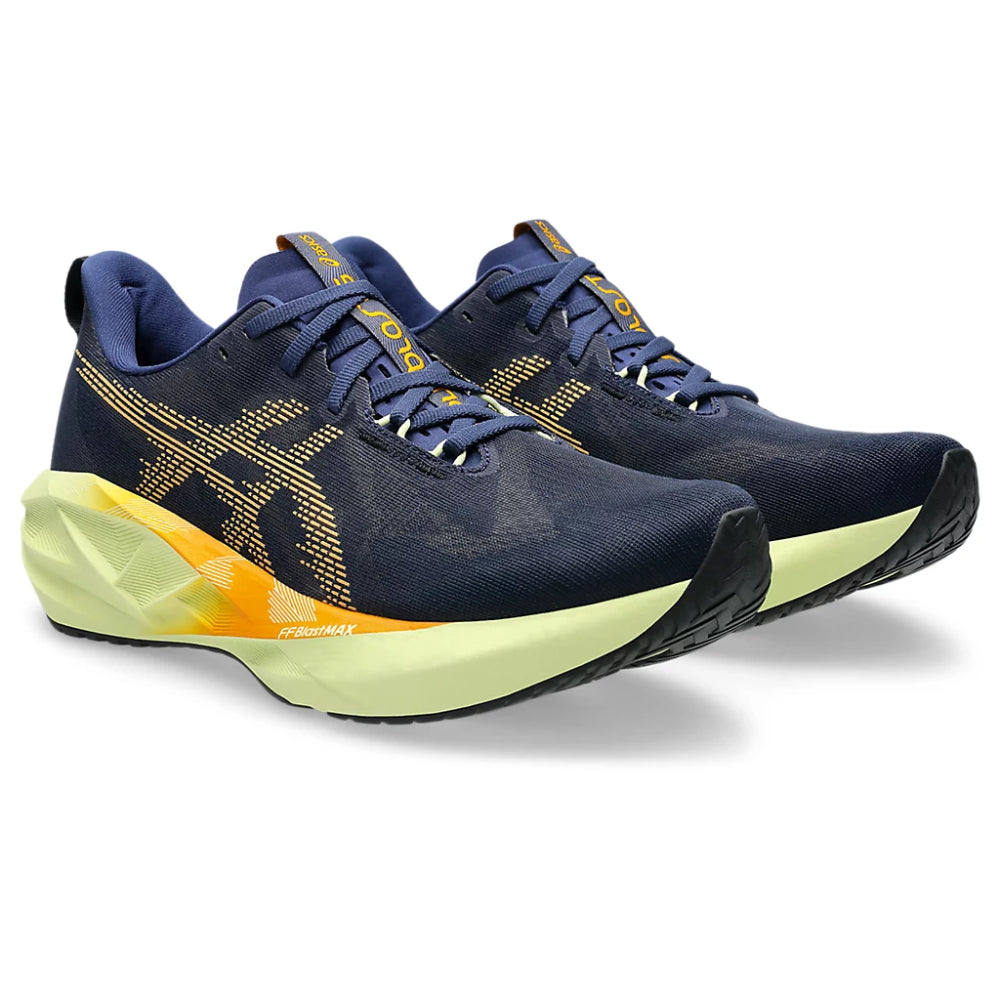 ASICS Men's Novablast 5 Running Shoe (Indigo Blue/Amber)